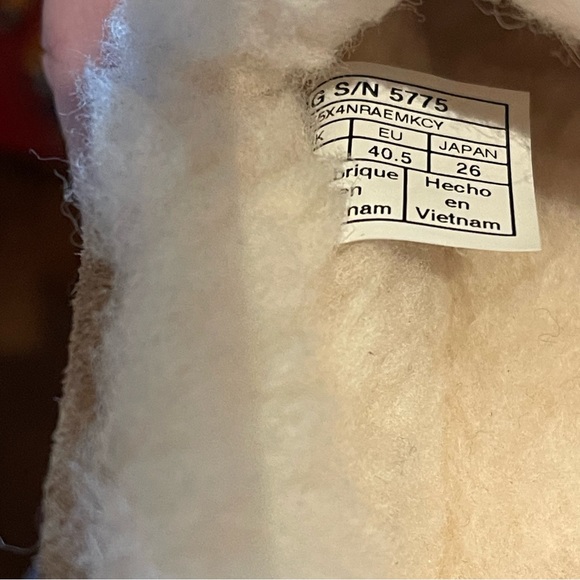 Ugg Ansley Suede Moccasin Slipper men’s 8 nwot - Picture 8 of 9